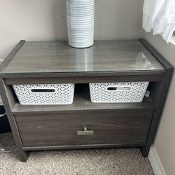 Gray Nightstand