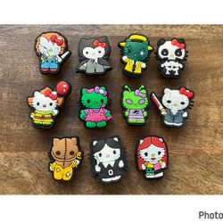 Halloween Hello Kitty, Croc Charm bundle 