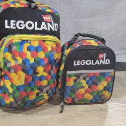 Original Legoland Backpack And Lunch Box 