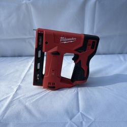 Milwaukee M12 12-Volt Lithium-Ion Cordless 3/8 in. Crown Stapler (Tool-Only)