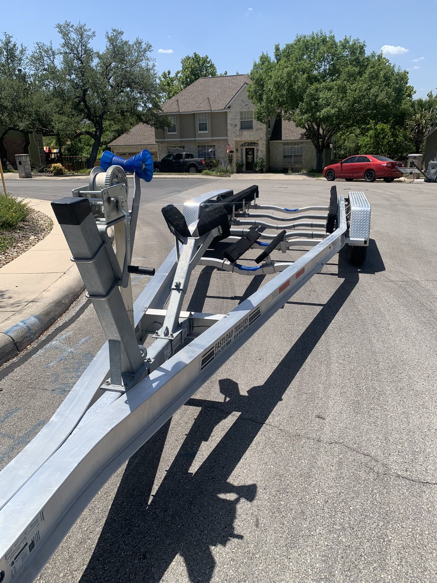 Triple axel Boat Trailer