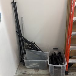 Heavy Duty Metal Pipes W Fixtures (bundle)