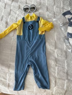 2-4t Minion Costume With Glasses 