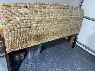 Pier 1 Wicker King size Headboard