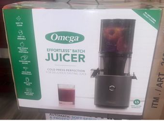 Omega Effortless Batch Cold Press Juicer (Brand New)