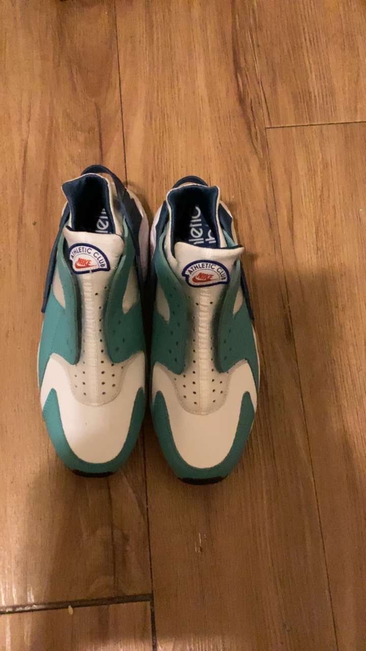 Nike Air Huarache Athletic Club Teal White Navy - Size 8.5