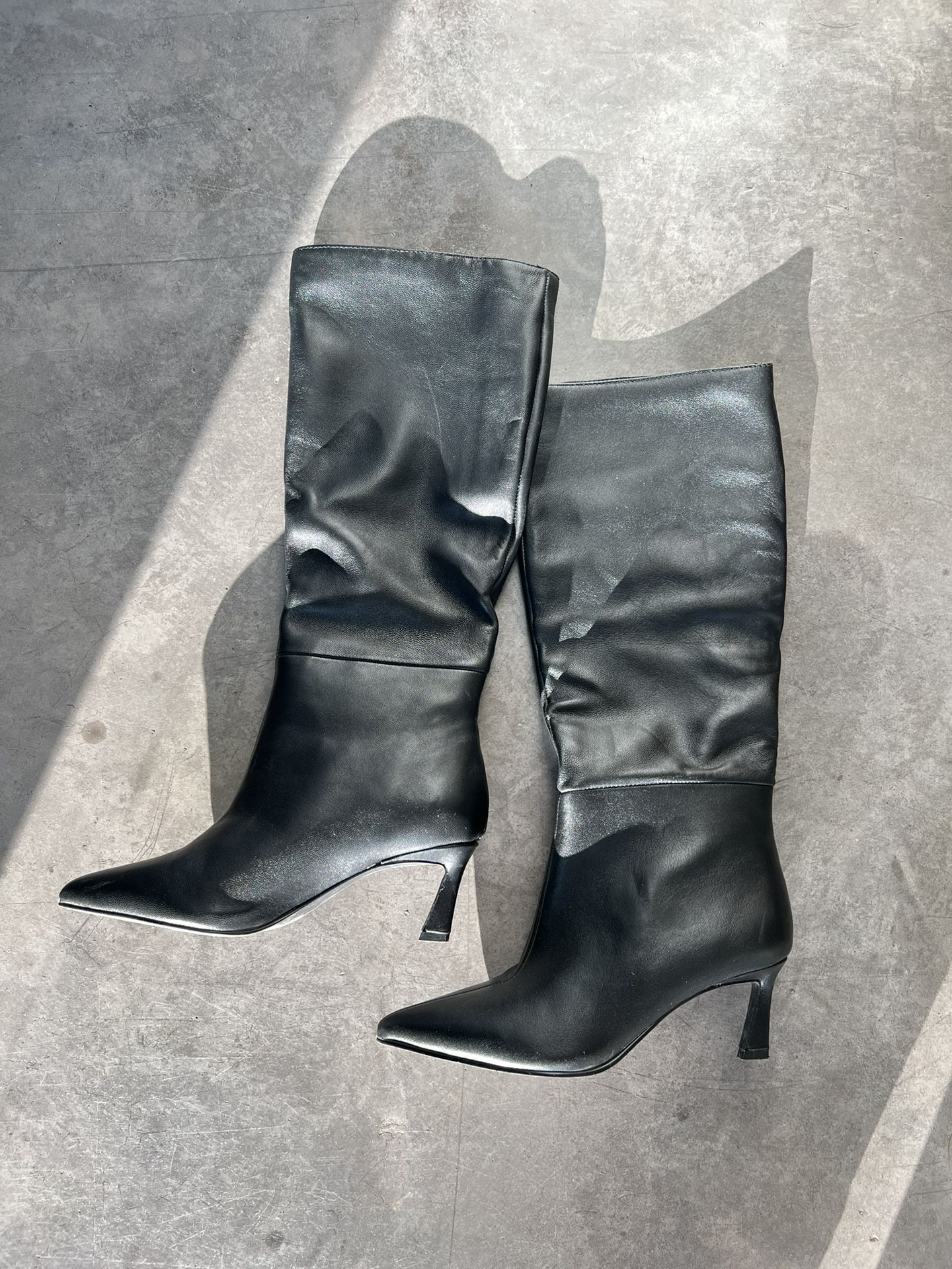 Long Boots Black US6 Women