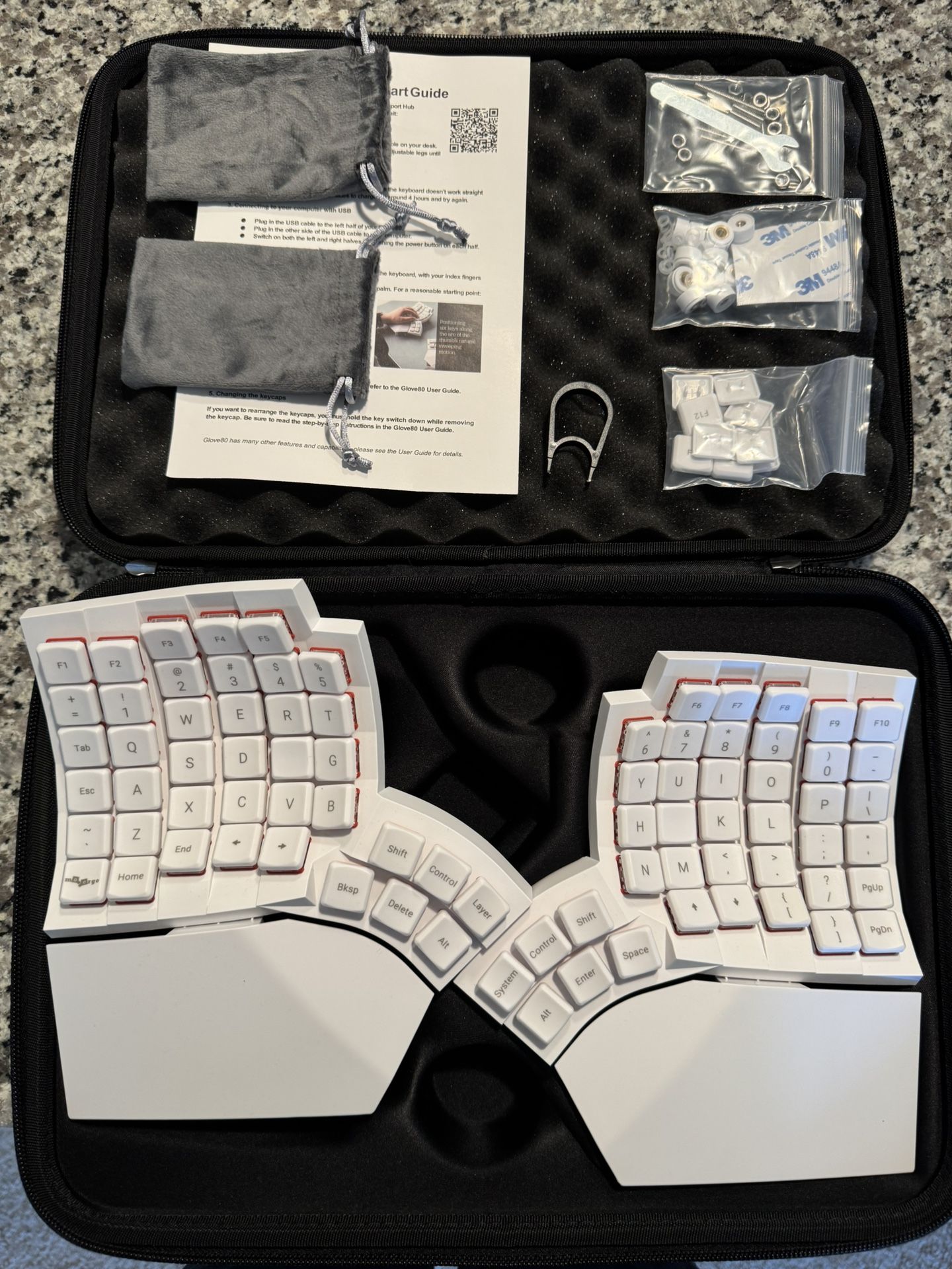 MoErgo Glove80 Ergonomic Split Keyboard – Brand New, Opened Box