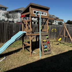 Kid Craft Wooden Playground Set