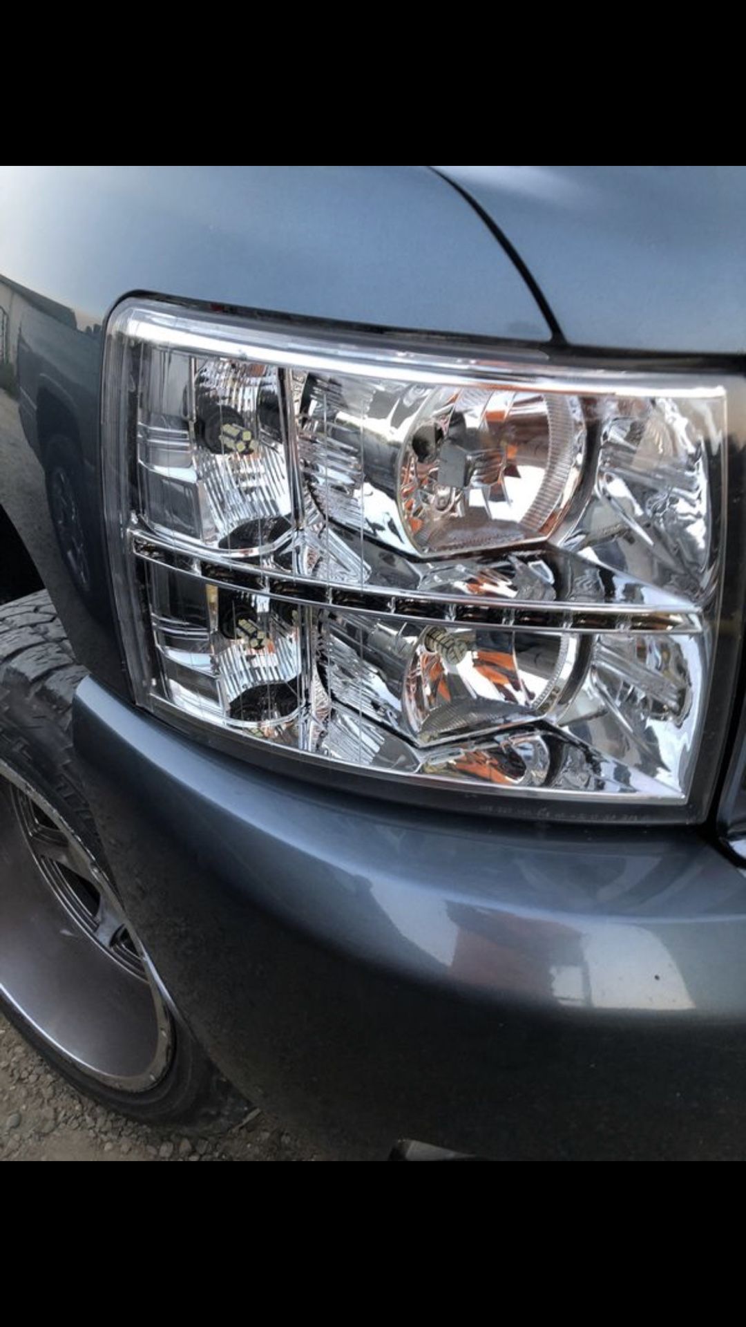 07-13 Silverado clear headlights