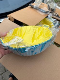 Silicone air fryer liners