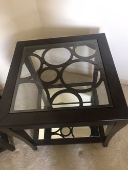 Coffe Table And 2 Smale Side