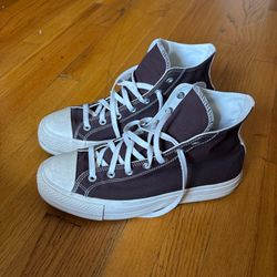 Brown Converse Sneakers - mens 9.5
