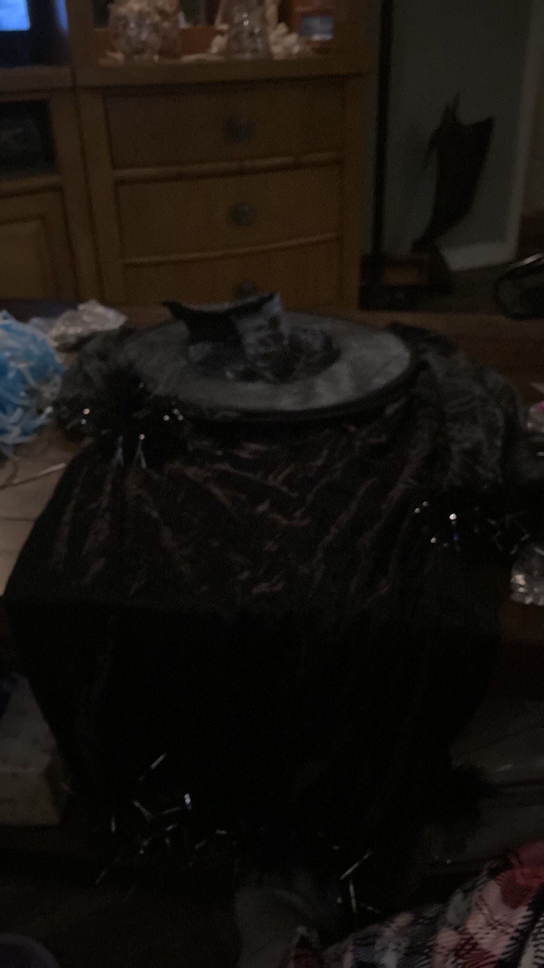Witches costume comes with two hats and dress with long sleeves