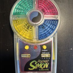 Pocket Simon Electronic - Vintage 1980 Milton Bradley Game