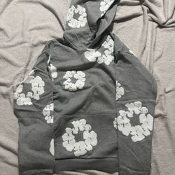 denim tears grey hoodie