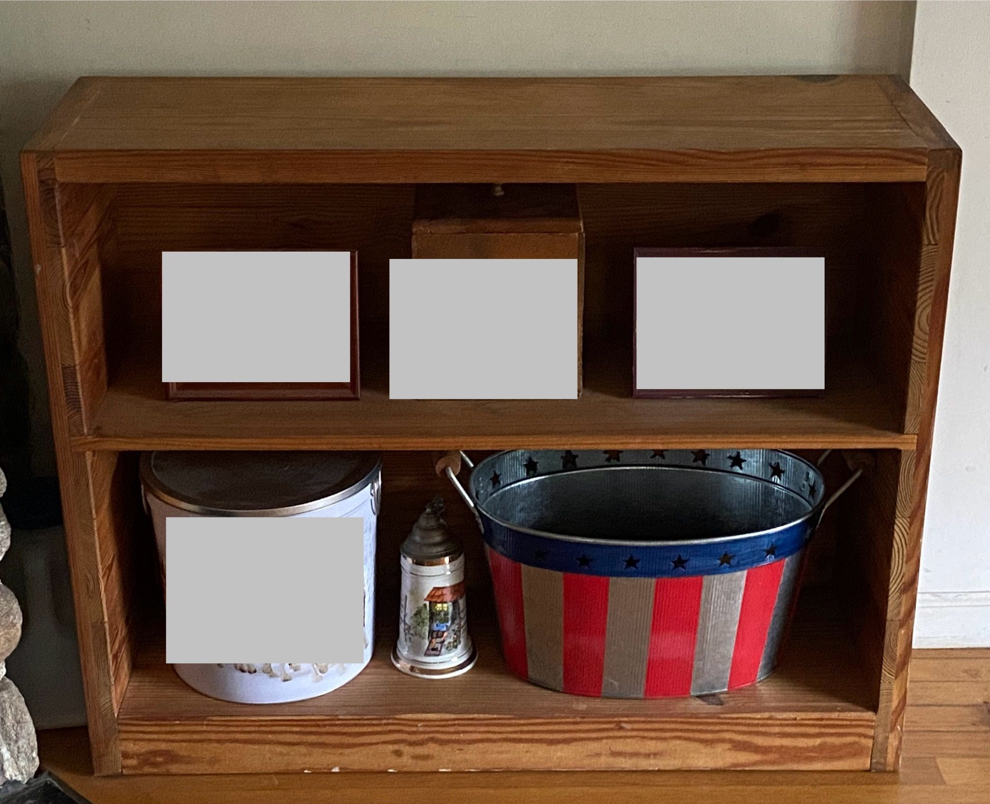This End Up Wood Bookshelf