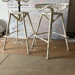 Custom Saddle Stools (pair)