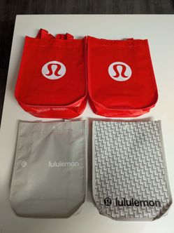 Lululemon Shopping Bags -(Quantity 4 Bags)