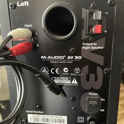M-Audio AV 30  Powerd Monitor Speaker