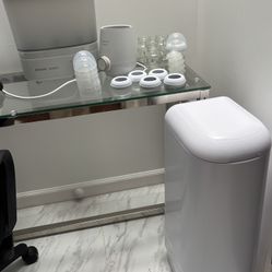 Philips Avent Baby Bottle Sterilizer, Warmer, and Genie Diaper Pail