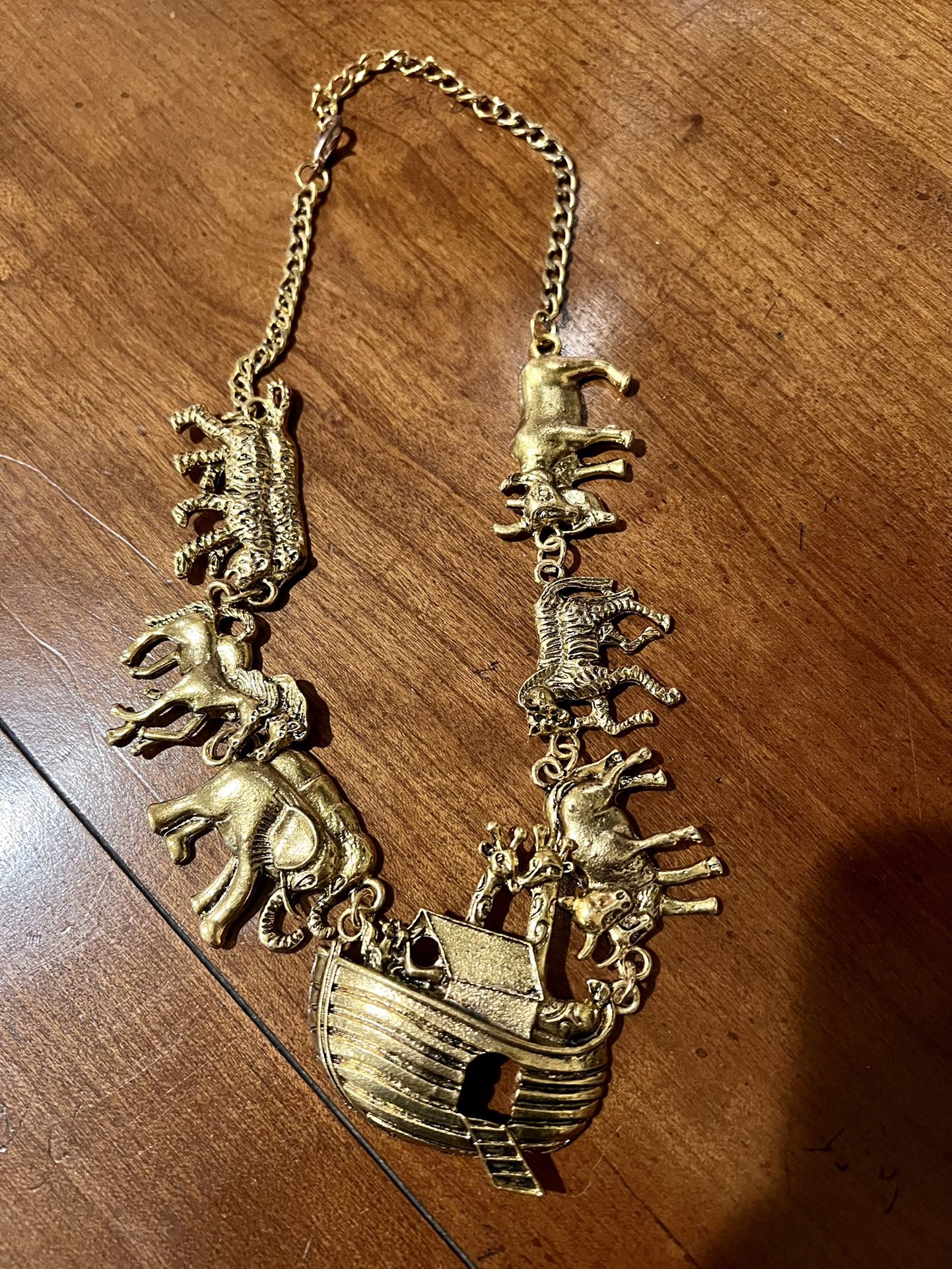 Noah’s Ark Gold Costume Jewelry
