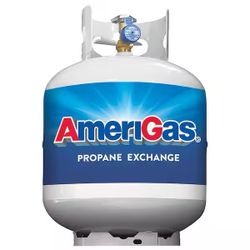 Empty Propane Gas Grill Tank 