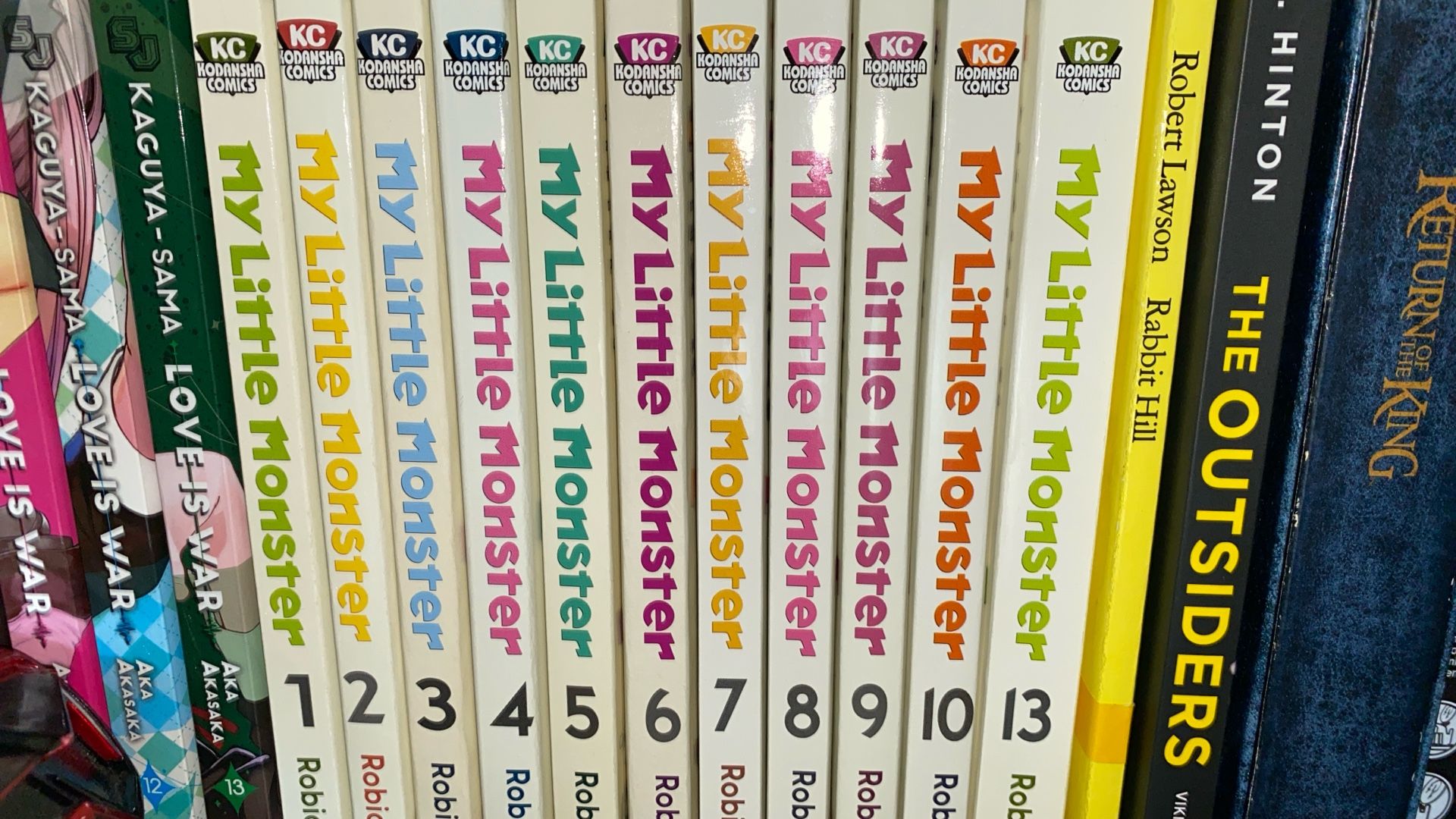 My Little Monster Manga 1-10 & 13