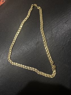 10k gold plated chino link