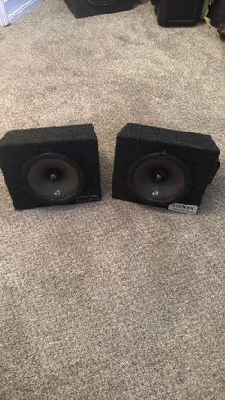 Massive Audio 6” Speakers With Atrend Bbox Enclosures