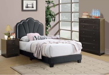 Twin Bed & mattress  Platform Bed W/ Built-In LED Lights  Cama twin size & colchon incluido  Nueva en Caja