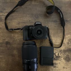 Nikon Z50 W/ Two Lenses 