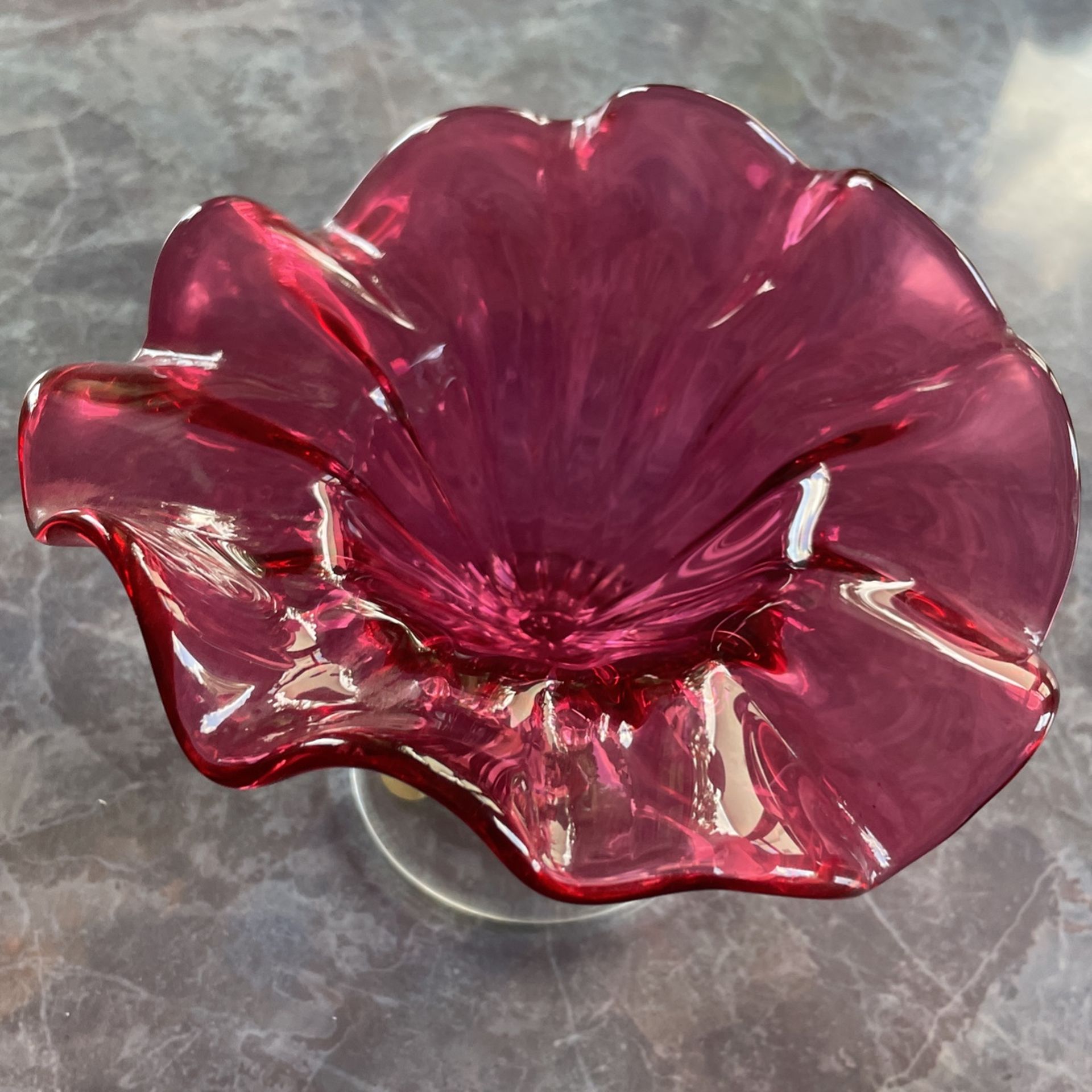 Angelo Rossi Signed Blown Glass