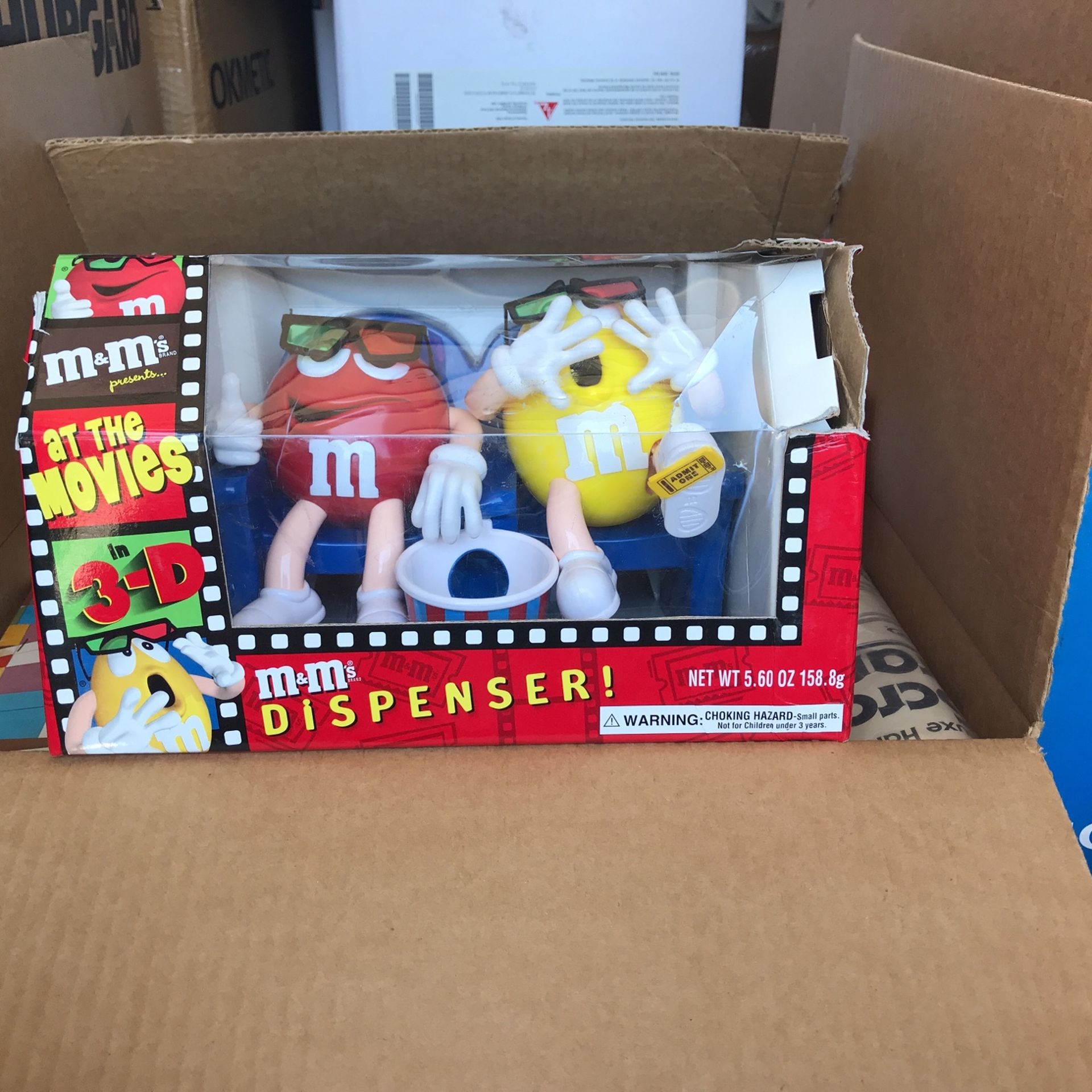 M & M At The Movies Candy Dispenser