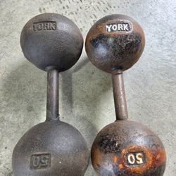 York 50 Pound Globes