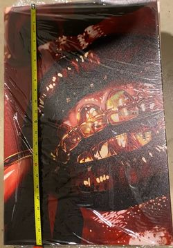 African American Woman “Gold grillz ” Canvas Art  (Canvas, 16x24in)