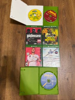 Xbox 1& Wii games