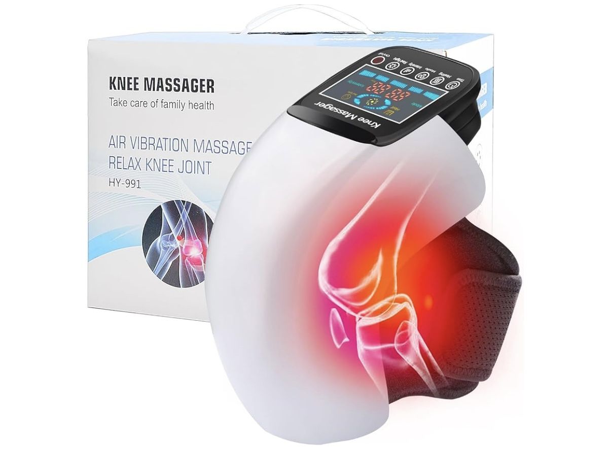 ✨ NEW 3-in-1 Knee Massager – Heat, Vibration & Red Light Therapy