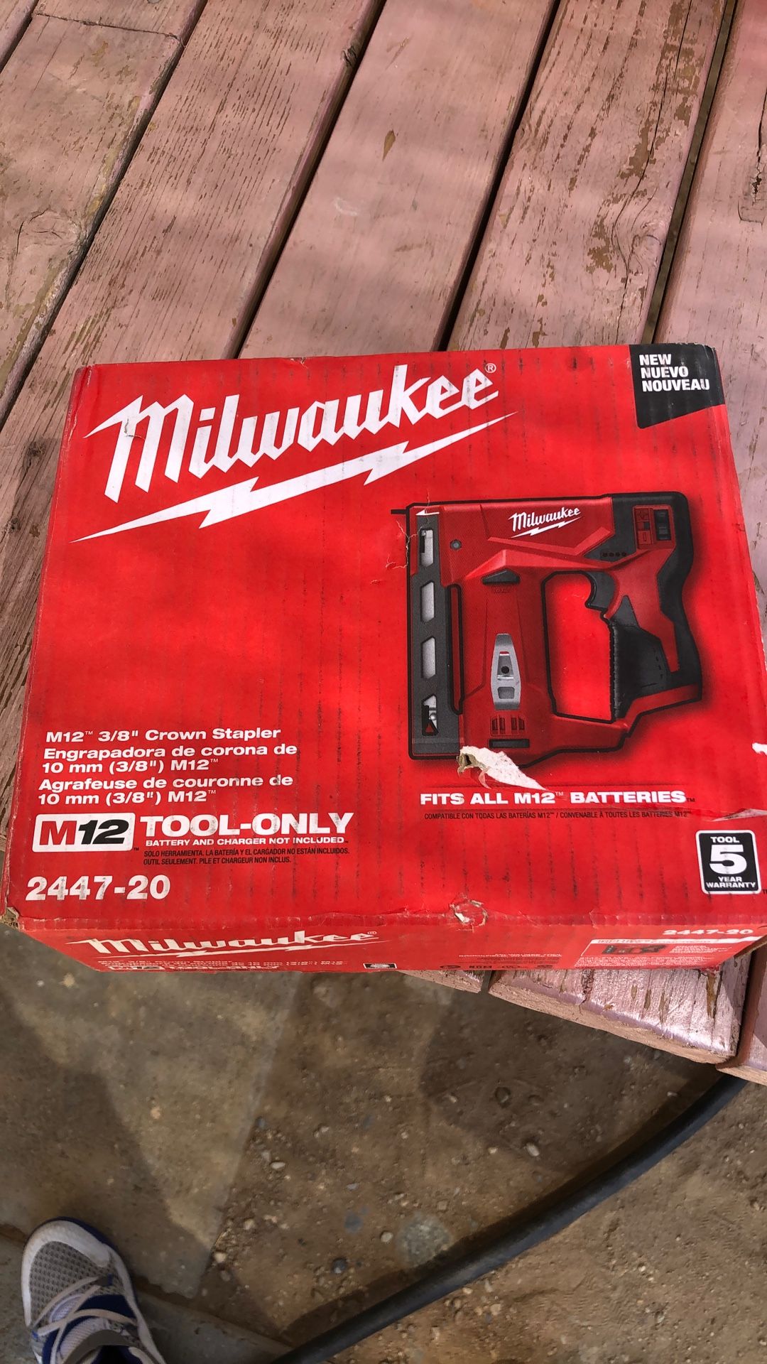 12v 3/8” Crown Stapler Only Tool