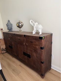 Brown Credenza/Entertainment Center