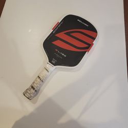 Selkirk LABS Project Boomstik Elongated 16mm Pickleball Paddle Red White.