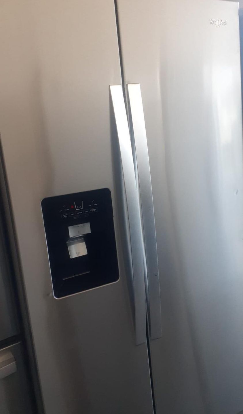Whirlpool Side By Side Stainless Steel Fridge
