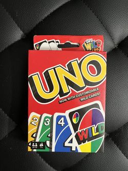 UNO Get Wild 4 / customizable Wild Card