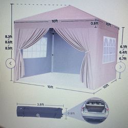 Canopy 10X10 Brand New Beige Color