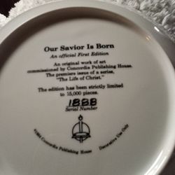 Nativity Collectors Plate