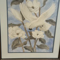 Watercolor Cockatoo - Signed And Dated 1941
