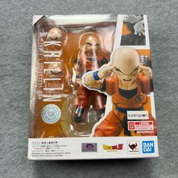 SH Figuarts Dragonball Z Krillin Earth's Strongest Man Anime Action Figure