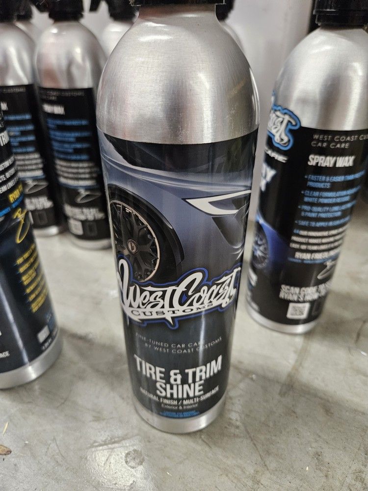 Tire And Trim Shine Spray By Westcoast Customs!