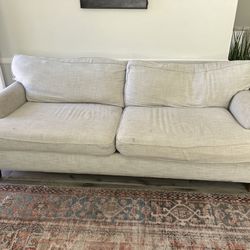 86x38x31 White Couch