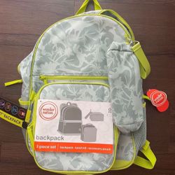 New Backpack , 3 Piece Set